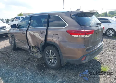 2018 Toyota Highlander Xle from USA, damaged, VIN 5TDKZRFH3JS242375